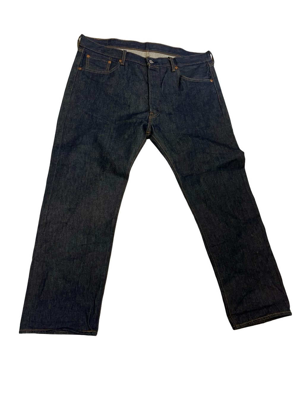 Levi's Levis 501 Button Fly Dark Blue Jeans Sz 40 x 30 Classic Shrink To Fit